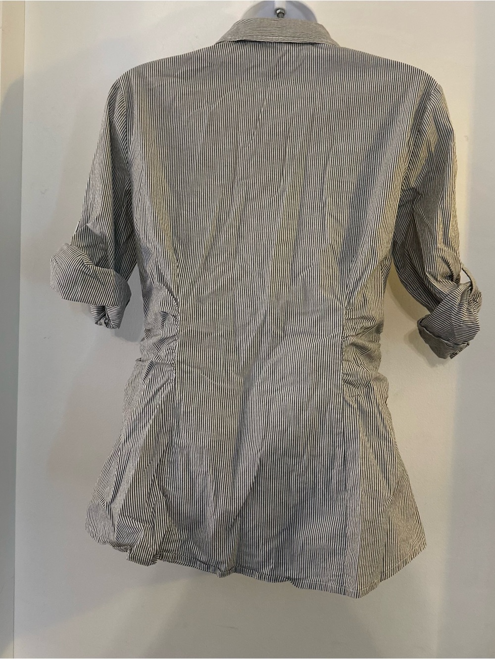 WHBM | Ruffle Front Button-Up Shirt - Picture 5 of 8